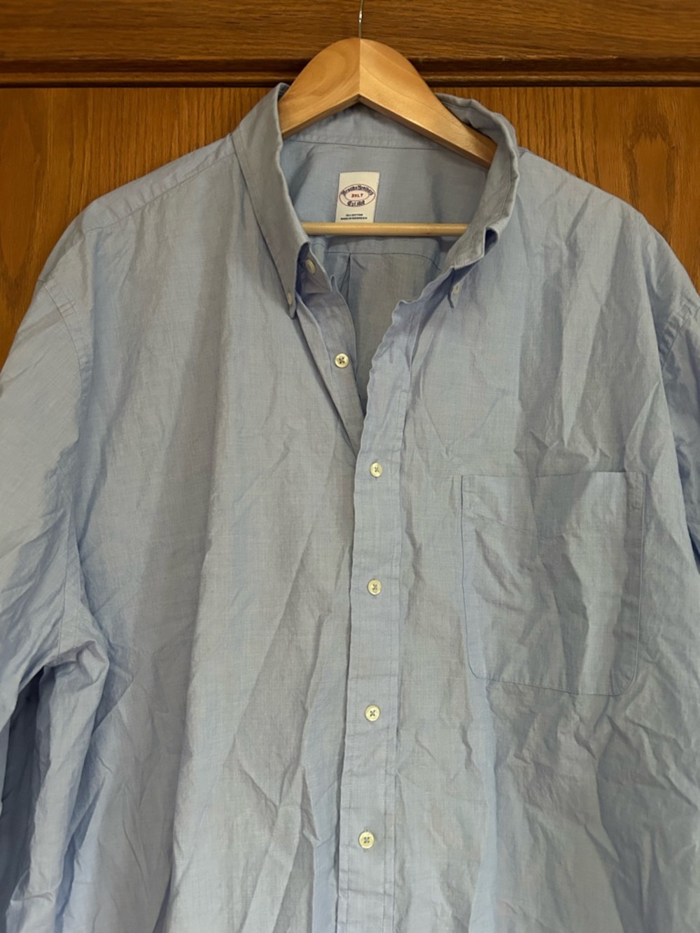 Brooks Brothers Light Blue Men's Button-Down Shirt